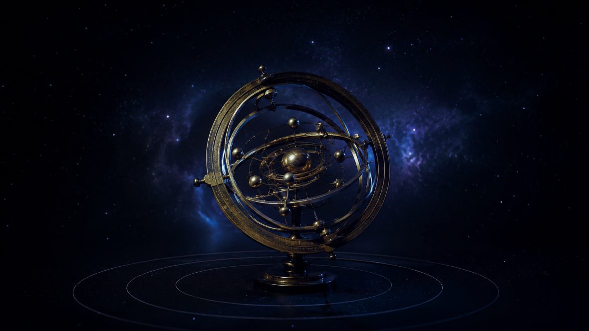 An armillary sphere
